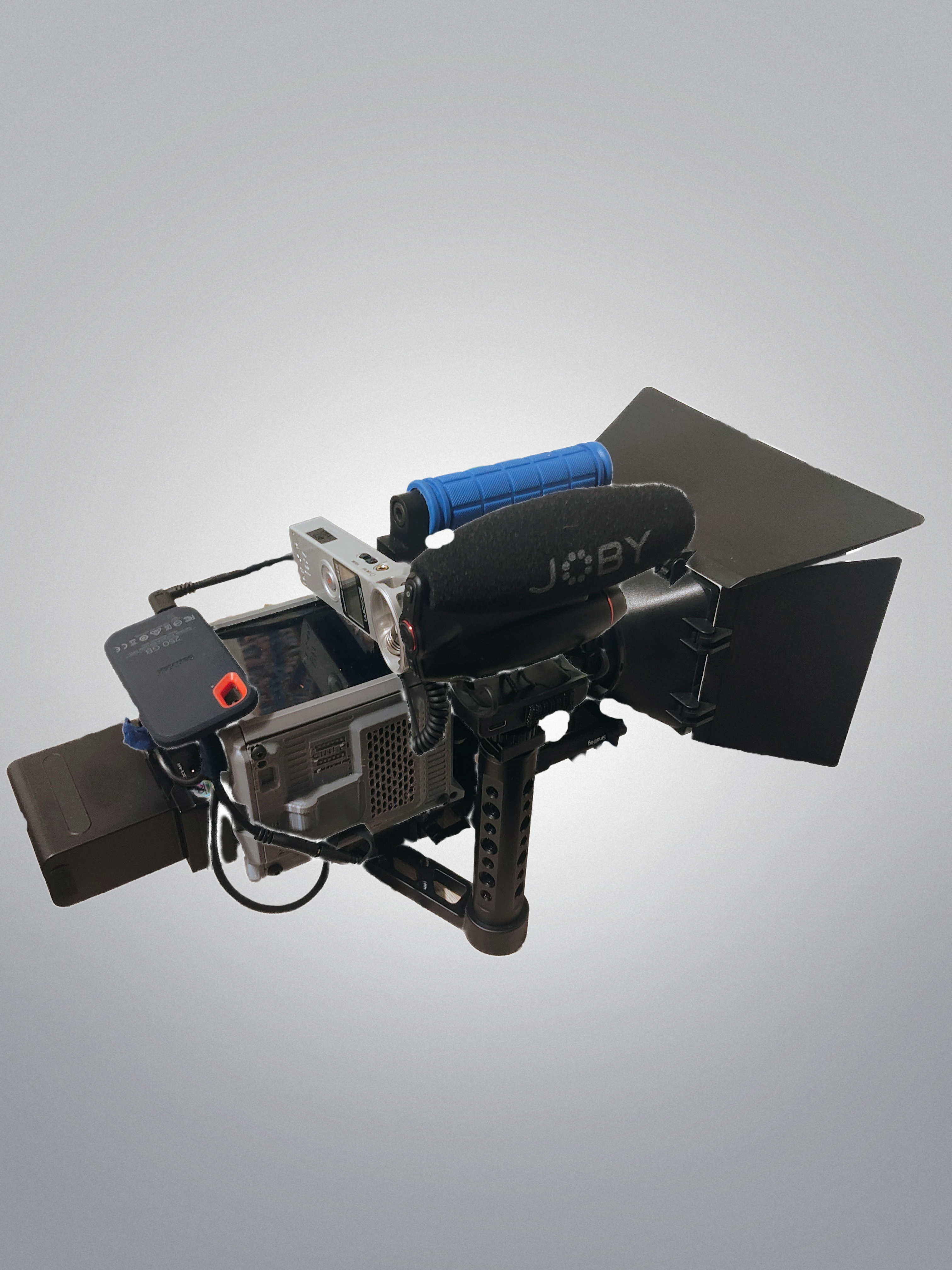 Updated Cine ROro ground setup rear angle with matte box, follow focus, and rig accessories