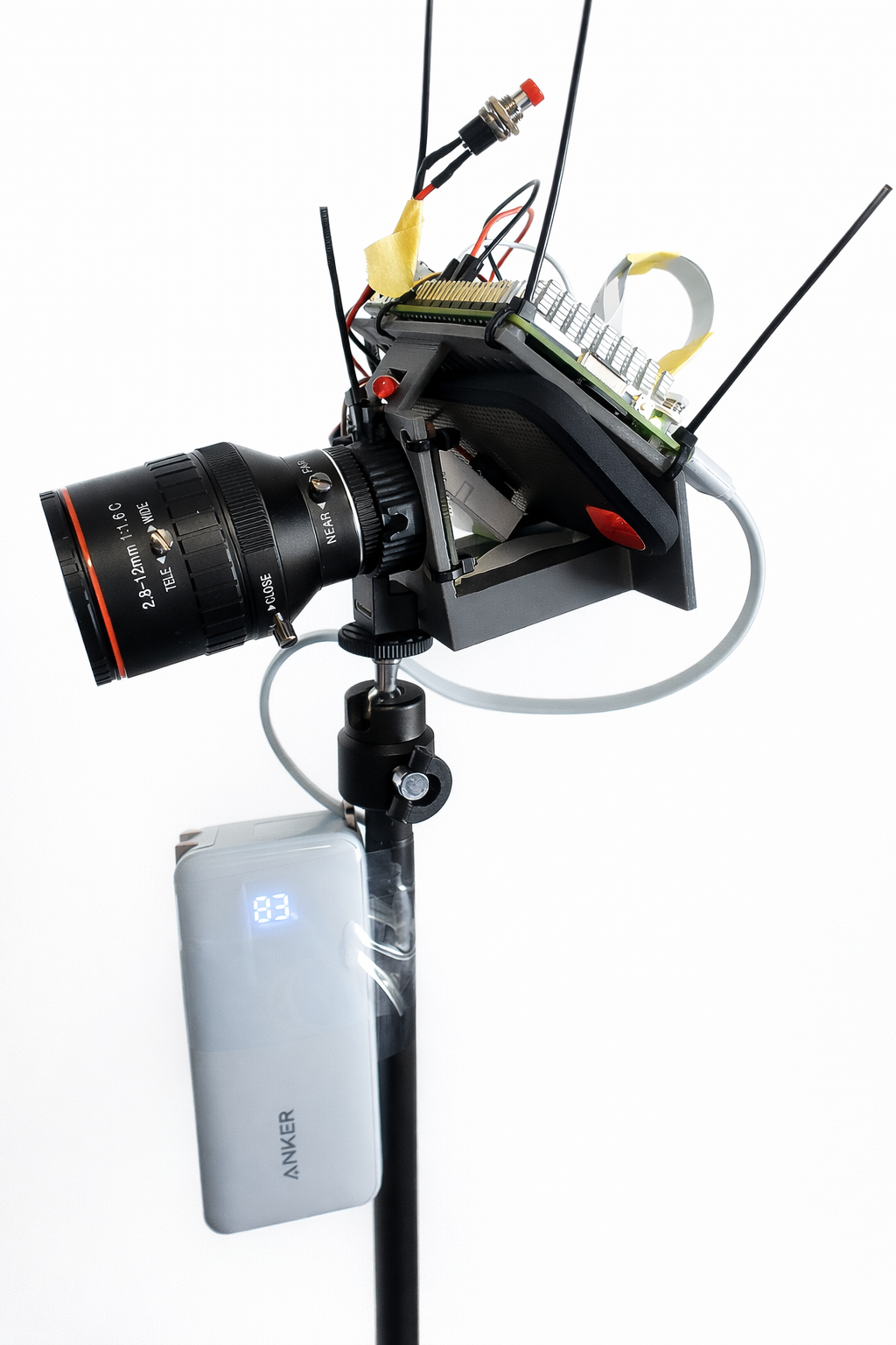 Cine ROro v1.0 — bare-bones build, side view