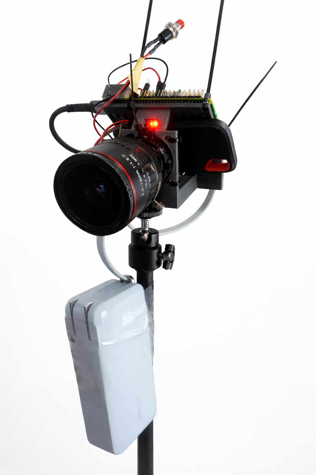 Cine ROro v1.0 — bare-bones build, front view