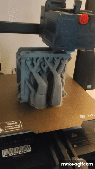 3D printing timelapse of the camera enclosure